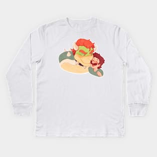 Plumber and Beast Kids Long Sleeve T-Shirt